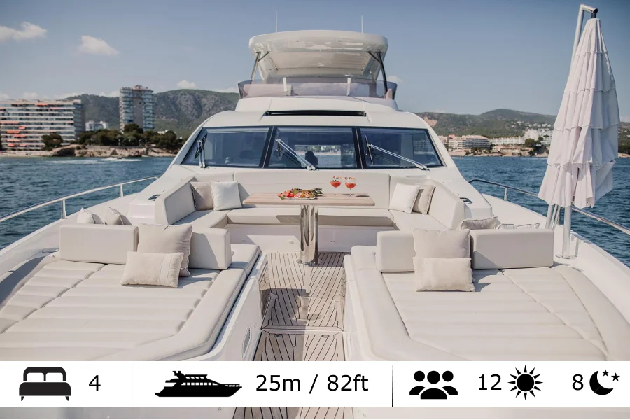 yacht rental portals nous mallorca sunseeker 77