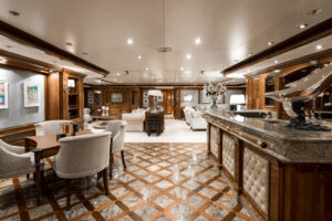 luxury yacht rental ibiza living room