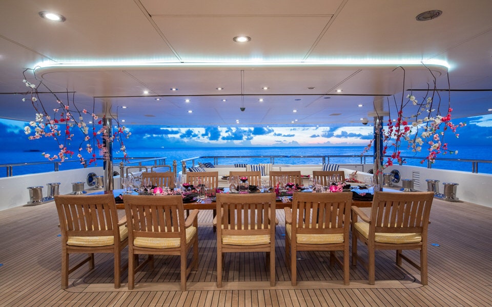 luxury yacht rental ibiza sunset