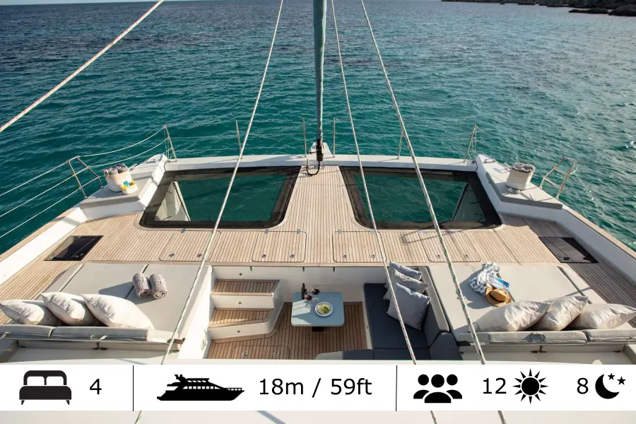 Luxury catamaran charter in Mallorca